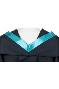 個人設計香港樹仁大學學士社會學輔導及心理學業畢業袍 黑色方帽 藍色色肩帶披肩 DA241